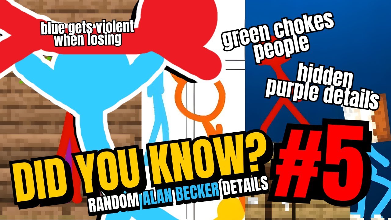 The Sticks' Are VIOLENTLY Competitive - Alan Becker Analysis Shorts Compilation (AvA/AvM) #5