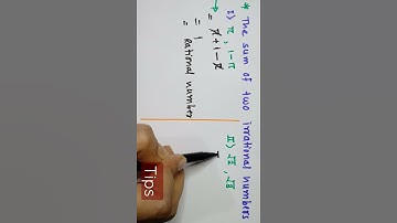 Sum of two irrational numbers