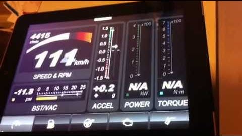 OBD2/ELM327 Simulator working with Dash Commander on the iP