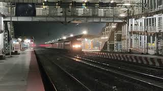 Sf Train With Lhb Premium Coaches Ping Dqg Furiously