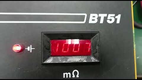 Megger BT 51 Milliohmmeter Repair & Calibration by Dynamics Circuit (S) Pte. Ltd.