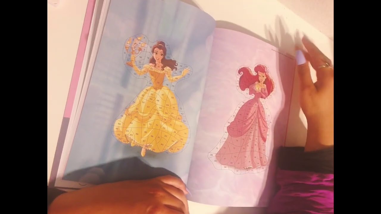 Disney Princess sticker art puzzles YouTube
