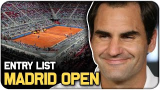 Top Players CONFIRMED for Madrid Open 2021 | Tennis News