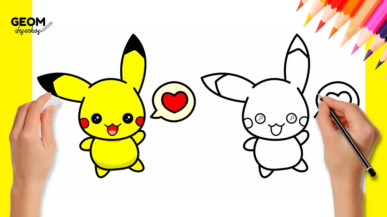 Minha tentativa de desenha o pikachu: I elesenho facil de fa senhos  Infantis Fáceis para (6) COMO BER MAIS INTEL (8) como clesanhar Vou -  iFunny Brazil