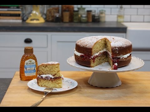 how-to-make-a-honey-victoria-sponge-cake