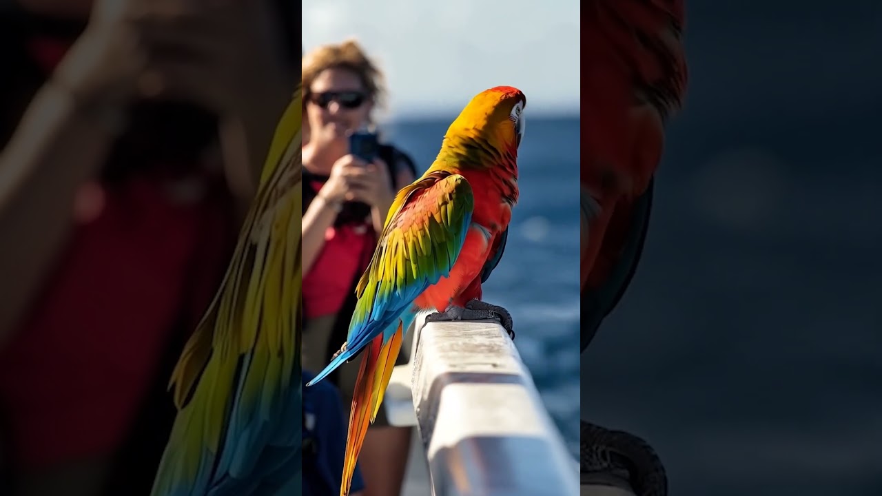 Giant Sea Bird Spotted By Military Turret Camera Shocking Real Footage 