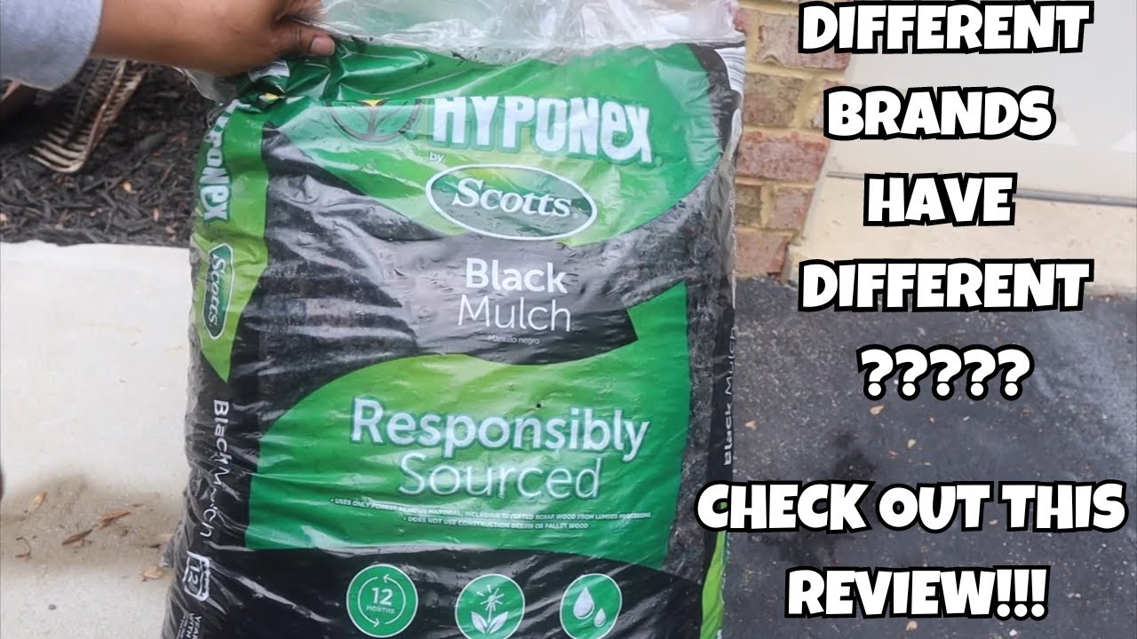 Hyponex by Scotts Black Mulch REVIEW! YouTube