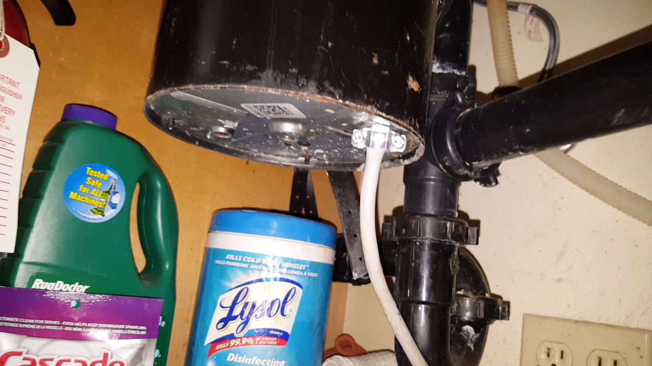 Garbage disposal leaking, Jan 24, 2019 YouTube