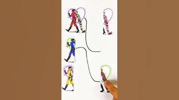 Deadpool#wolverine#heart matching#diy paper puzzle game#shorts#tiktok