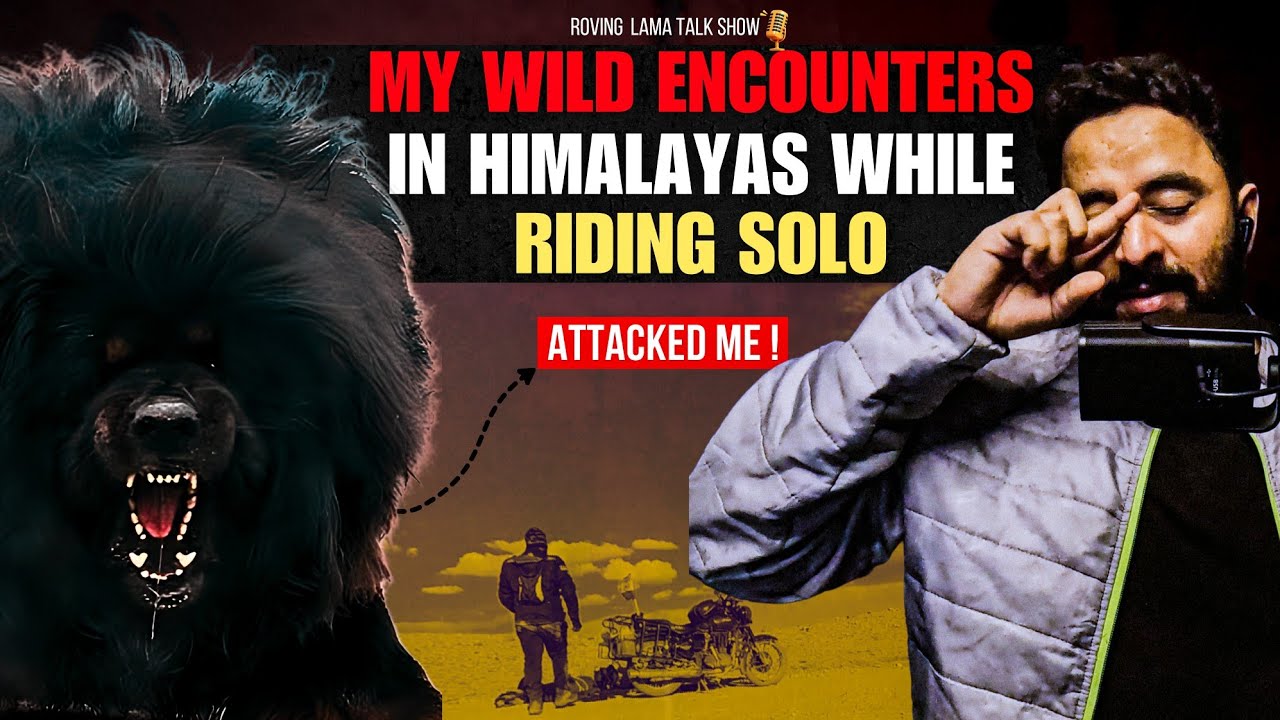 Staying in a Spy's Home, Encounter with Wild Himalayan Mastiff & Motorcycle Breakdown | RL Talkshow