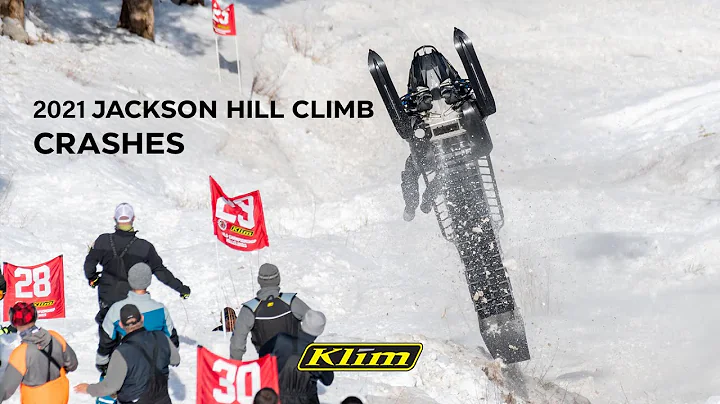 2021 World Championship Jackson Hole Snowmobile Hill Climb Crashes