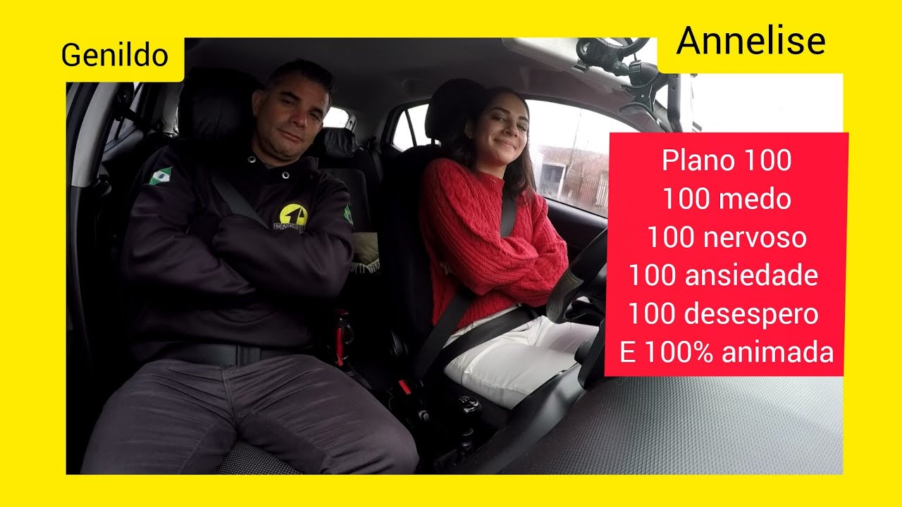 Veja como Annelise se comportou nos trajetos de exame prático Detran Curitiba PR