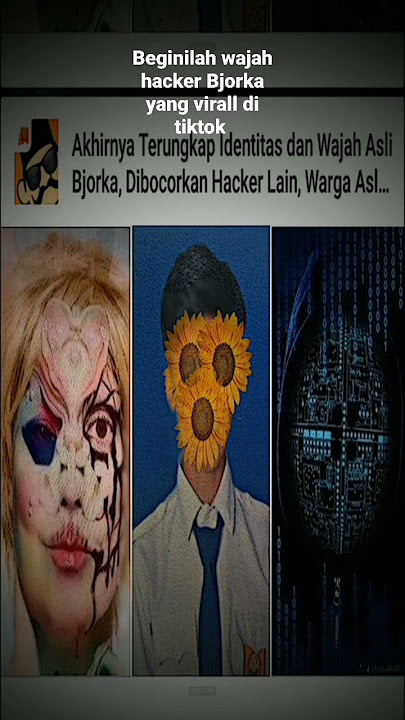 beginilah wajah hacker Bjorka yang virall di tiktok #bjorka #hackerbjorka