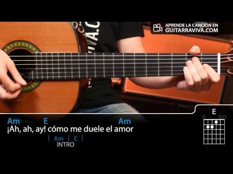 Corazón Espinado Fácil en guitarra Cover con acordes (cómo tocar)
