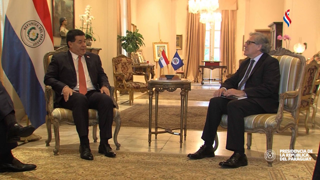 Secretario General de la OEA asegura que no hay mérito para aplicar Carta Democrática a Paraguay - YouTube