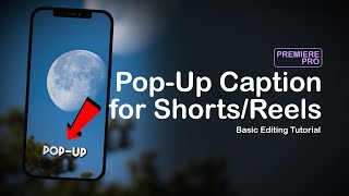Add Pop-Up Effect to Caption in Shorts and Reels | Premiere Pro