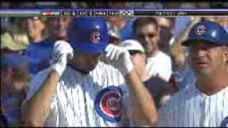 2008 Cubs: Ted Lilly lays down a  sacrifice bunt, squeezing in a run vs Cardinals (9.20.08)