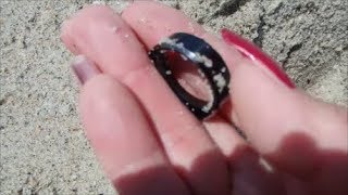 Tungsten Ring, Record Quarters, 200 Pesos &amp; A Loonie, Beach Metal Detecting - Emerald Isle, NC