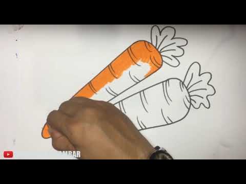 Video: Cara Menggambar Wortel