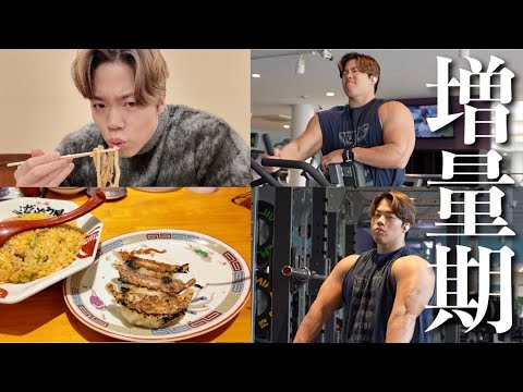 増量期に好きなもの好きなだけ食べて筋肉デカくする食事と筋トレ！