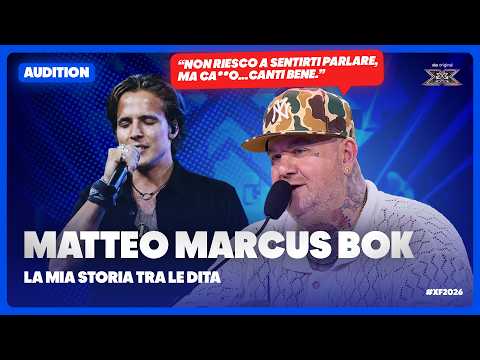 Matteo Marcus Bok | “La mia storia tra le dita” | Audition Performance | X Factor 2026