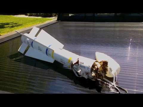 Model Rocket Disaster (with on-board video) - YouTube