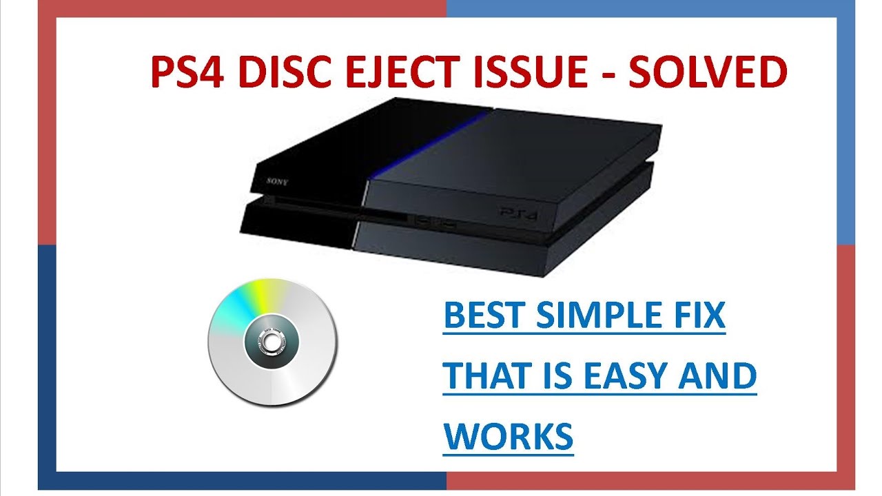 THE EASIEST AND BEST SOLUTION TO PS4 RANDOM DISC EJECT PROBLEM