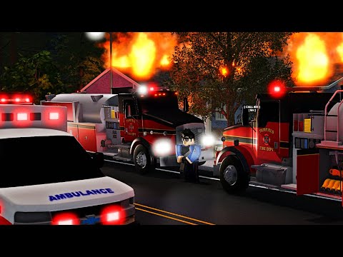 Huge House Fire Roleplay - CRP Maple County Roleplay