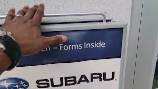 First Team Subaru Service Visit