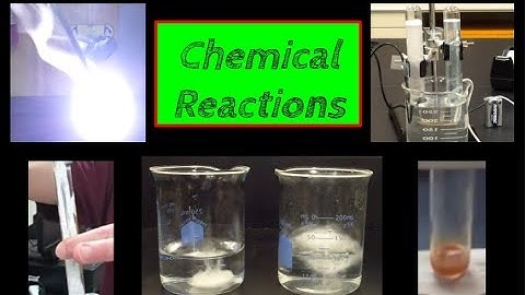Examples of Chemical Reactions - A Chemistry Experiment by Mr Pauller