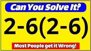 Most People Get This Math Problem Wrong!