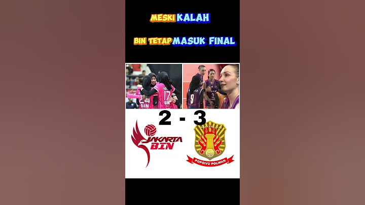 Kalah 3-2 dari Popsivo Polwan, BIN dipastikan masuk final #proliga #megawati #finalfour #volleyball