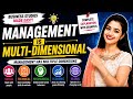 Management is multi-dimensional 🔥class 12th
