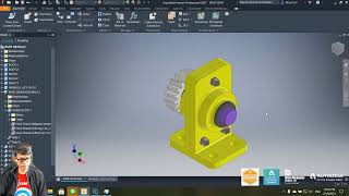 Autodesk Inventor : แบบแรกของผมในสนามแข่งเขียนแบบเครื่องกล อาชีวระดับประเทศ ปี 2548