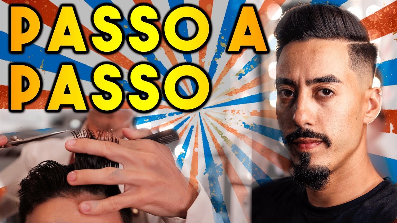 Como Fazer Corte Razor Part Passo a Passo - Corte masculino rápido