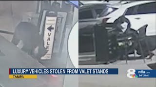 Tampa police report string of luxury car theft