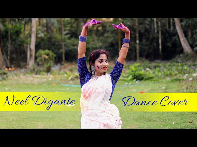 Holi Special Dance | Neel Digante Oi Phuler Agun Laglo | Gotro | Nacher Jagat class=