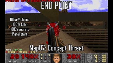 Doom II: END POINT - Map07: Concept Threat (UV-MAX)
