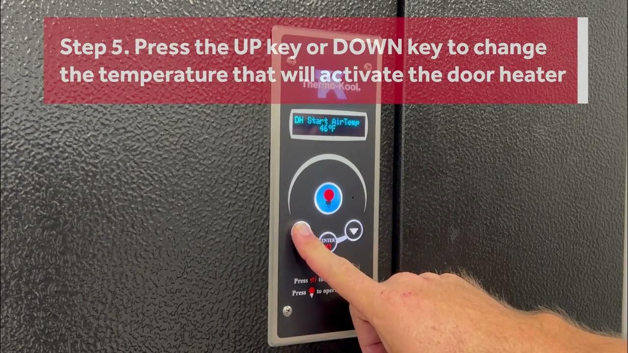 How to Program a Door Heater on a ThermoKool WalkIn Monitor System YouTube