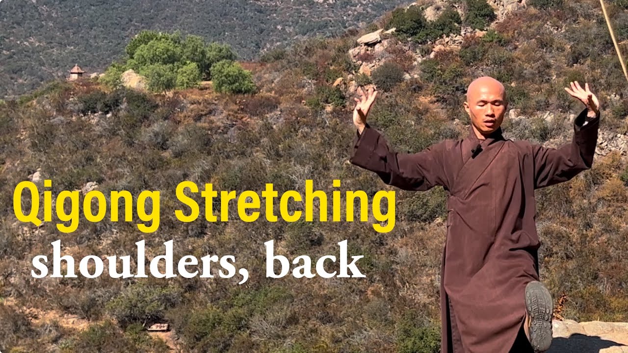 MORNING STRETCHING | 15-Minute Qigong Daily Routine for Shoulders, Back ...