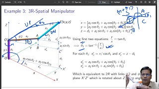 Inverse Kinematics, using Geometry and, of a 3R Spatial Robot