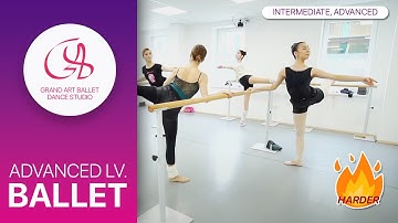 Ballet class for Advanced Lv. Short barre, Pointe work, Repertoire rehearsal #ballet #repertoire