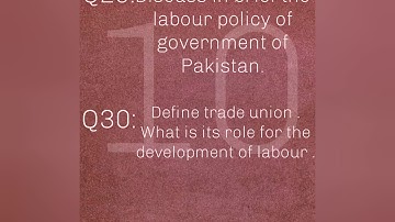 Important questions of Economic development of PAKISTAN for B.com Part 2 year 2019