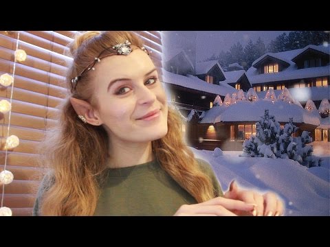 ❄ ASMR Christmas lodge check in roleplay