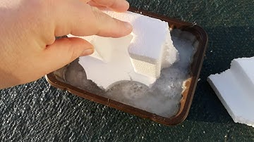 How to get rid of styrofoam