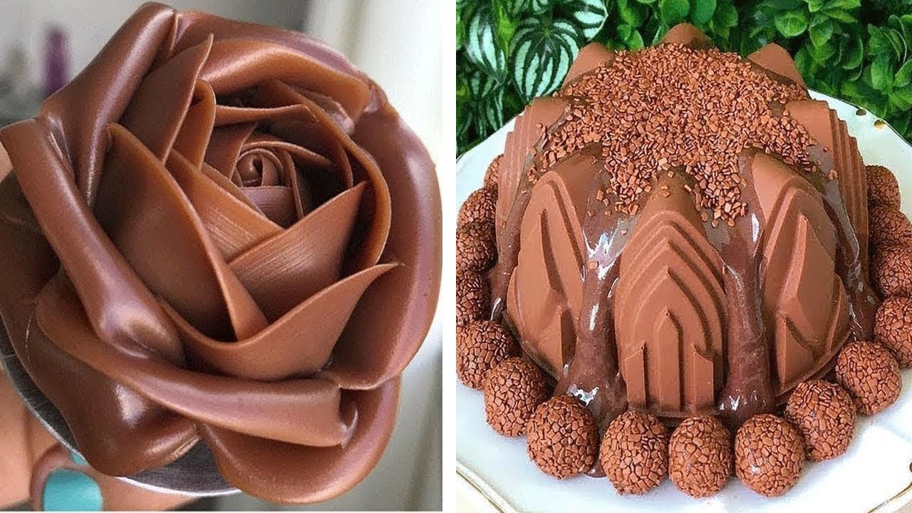 Perfect Chocolate Melted Recipes | So Tasty Chocolate Cake Decorating Ideas