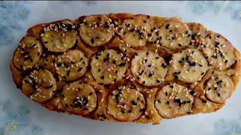 BÁNH CHUỐI NƯỚNG KIỂU MỚI đơn giản nhưng rất ngon. #biquyet #cake #anvat  