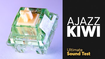 Epomaker Ajazz Kiwi Ultimate Sound Test | Smooth Tactile Switch