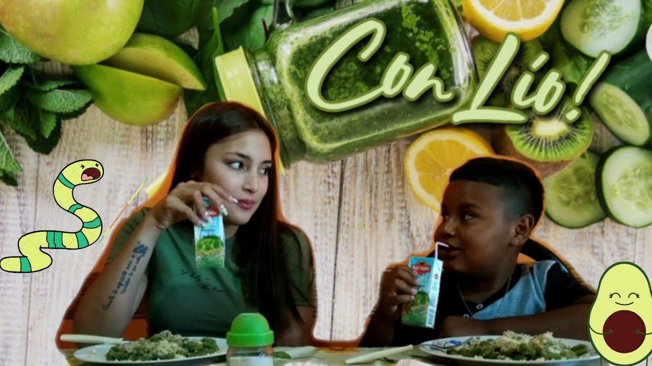 Comiendo color VERDE un día entero con LÍO! 💚🥑