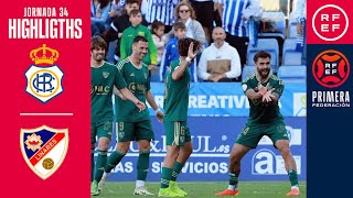 Resumen #PrimeraFederación | RC Recreativo de Huelva 1-4 Linares Deportivo | Jornada 34, Grupo 2